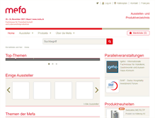 Tablet Screenshot of mefa24.ch